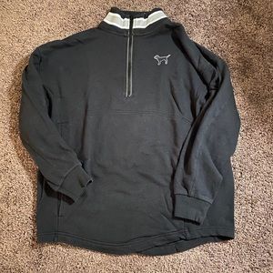 Pink half zipped sweatshirt